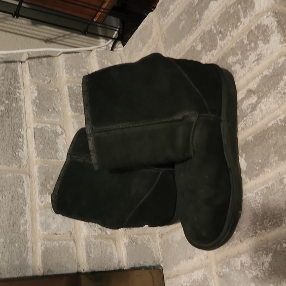 EMU Boots Womens Size 9 Sophie Suede Shearling Merino Wool Flaws - Picture 3 of 10